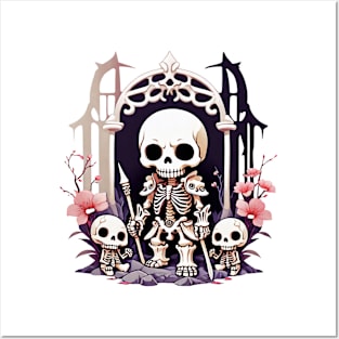 Skeleton protector Posters and Art